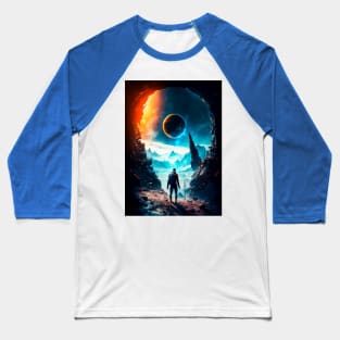 Space Climber Baseball T-Shirt